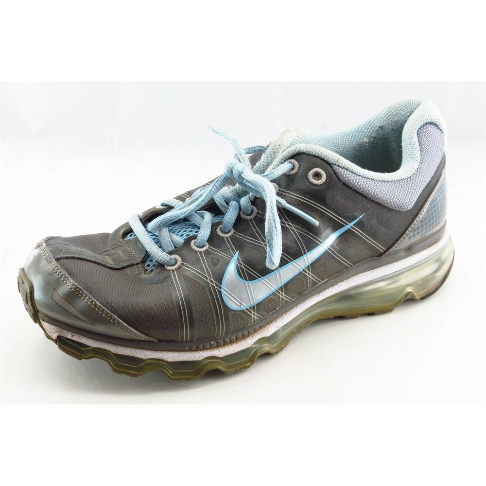Nike Air Max Women Sz‎ 8.5 M Gray Lace Up Running Fabric Shoe